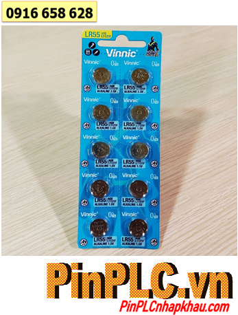 COMBO 1vỉ =10viên Pin Vinnic L1121F, LR55, AG8, LR1120 chính hãng _Giá chỉ 59.000đ/ Vỉ 10viên